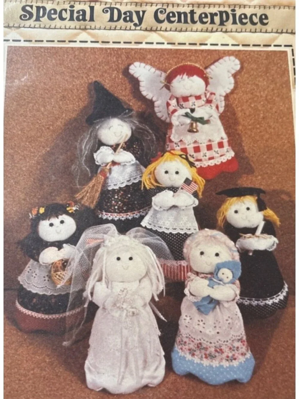 Vintage Patch Press Special Day Centerpiece Craft Patterns 354C Katie Dixon 1981